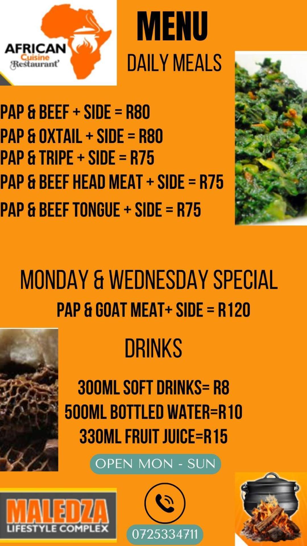 African Cuisine Restaurant Bed & Breakfast Giyani Luaran gambar